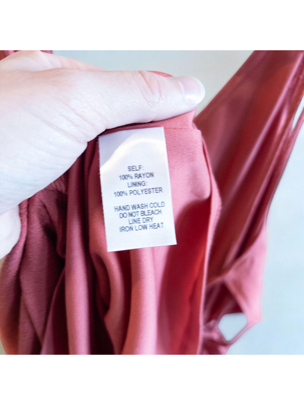 Lulus Rusty Rose Maxi Dress Pink Backless Womens Medium - Picture 14 of 15